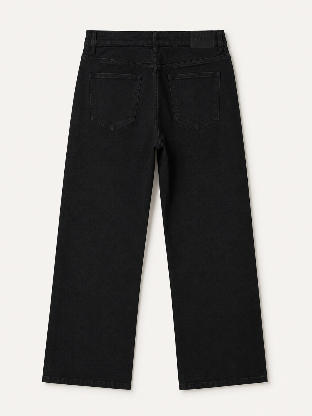 Jean Wide Leg – Grande Taille – Noir