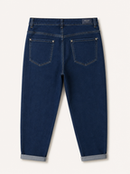 Jean Mom Fit – Grande Taille – Classique Bleu Foncé